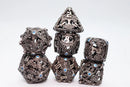 Trees of Virtue: Tree of Perseverance - Hollow Metal RPG Dice Set