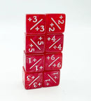 +1/+1 Pearl Red Counters - Set of 8