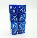 +1/+1 Pearl Blue Counters - Set of 8