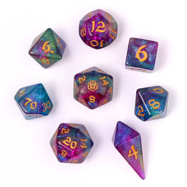 8 pcs RPG Dice Set - Siren's Melody