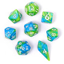 8 pcs RPG Dice Set - Verdent Stream