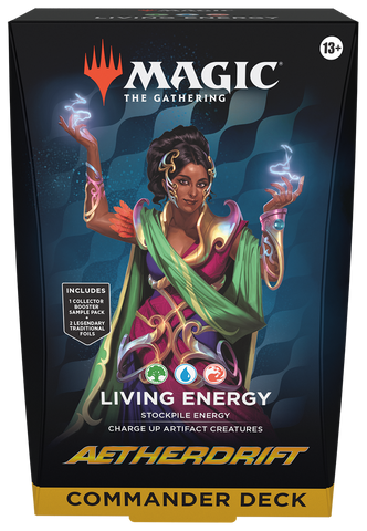 Magic: The Gathering Aetherdrift Commander Deck - Living Energy