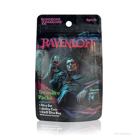 D&D Mists of Ravenloft Treasure Packs Dice Set