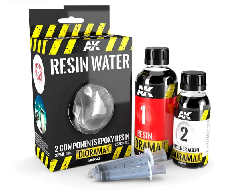 AK Interactive Resin Water 2-Components Epoxy Resin - 375ml