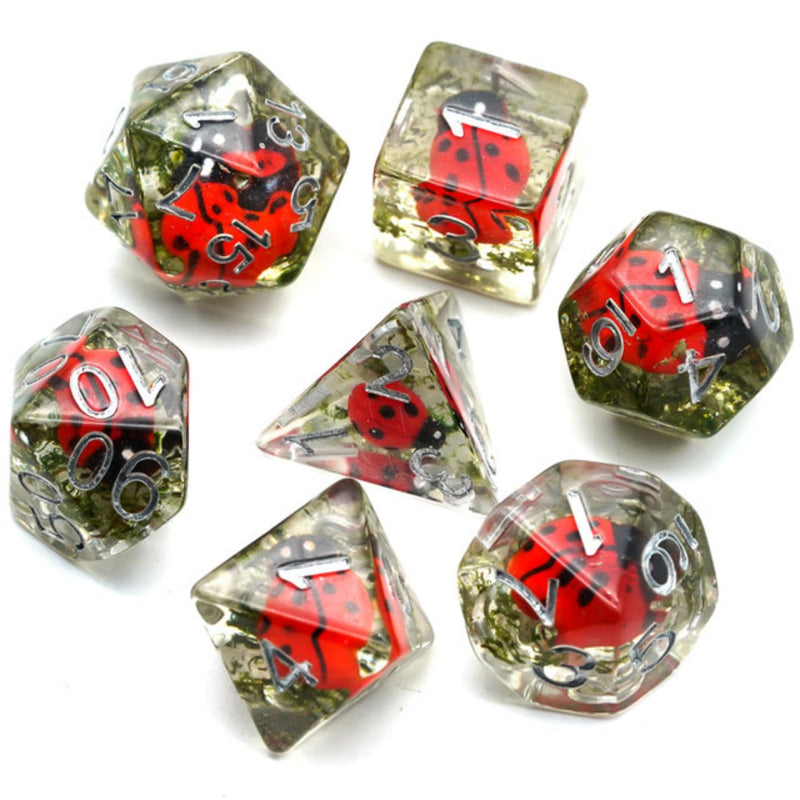 Red Ladybug  RPG Dice Set