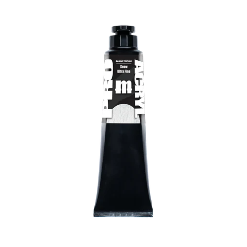 Pro Acryl Basing Texture Tubes - Snow - ULTRA FINE 120ml