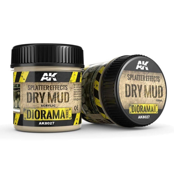 AK Interactive Splatter Effects Dry Mud - 100ml
