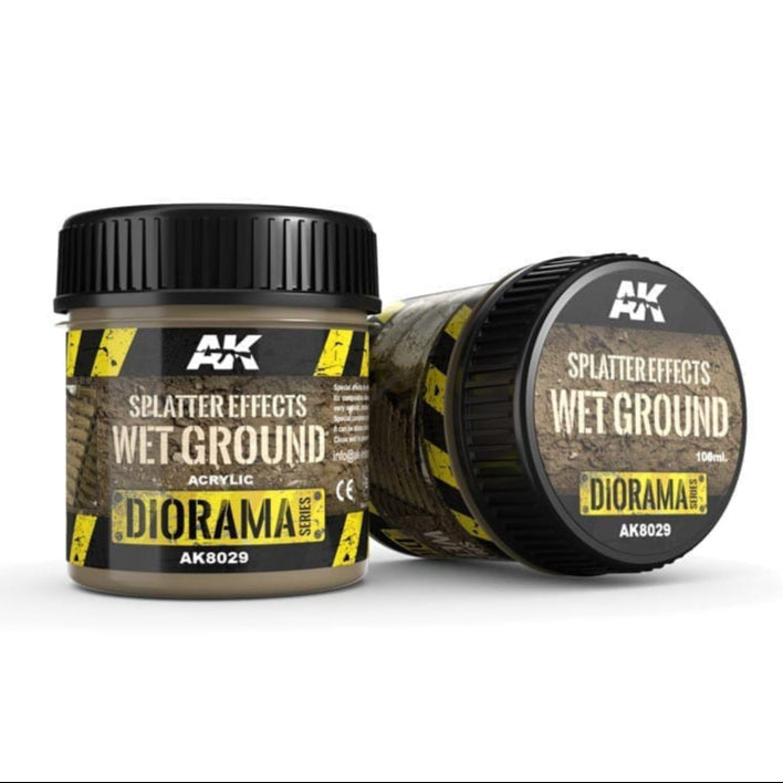 AK Interactive Splatter Effects Wet Ground - 100ml