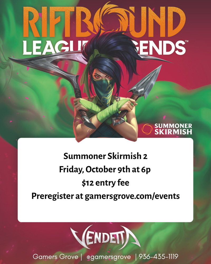 Riftbound Vendetta Summoner Skirmish 2 - 10/09/26