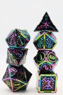 Crossed Swords: Sword of Europa - Metal RPG Dice Set