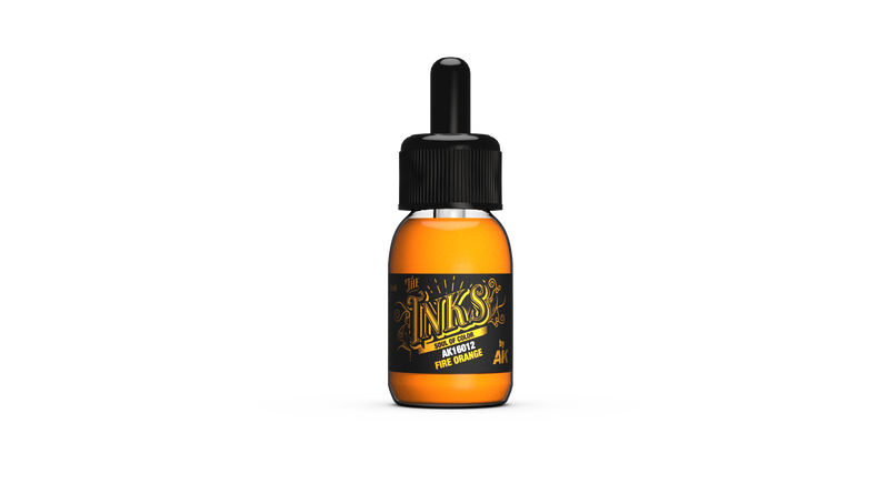 AK Interactive The INKS Fire Orange 30 ml
