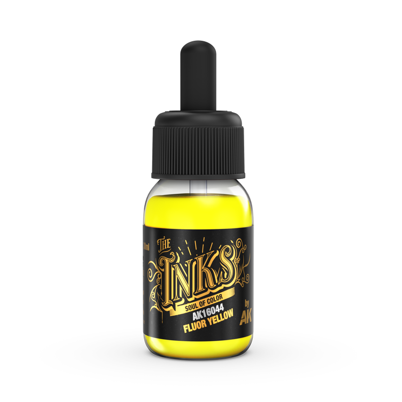 AK Interactive The INKS Fluor Yellow 30ml