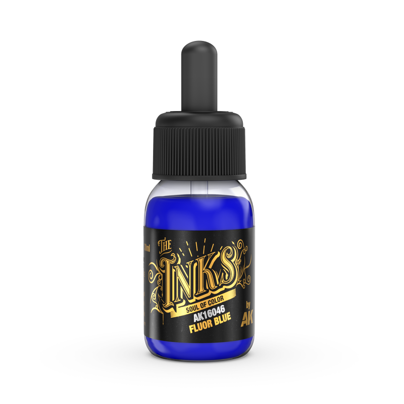 AK Interactive The INKS Fluor Blue 30ml