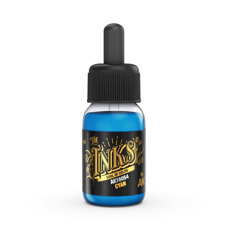 AK Interactive The INKS Cyan 30ml
