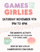 November Games for the Girlies RSVP