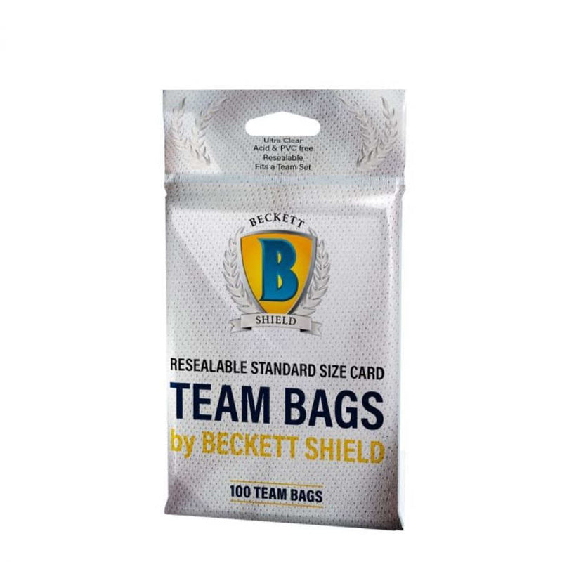 Beckett Shield: Team Bags (Resealable) 100ct