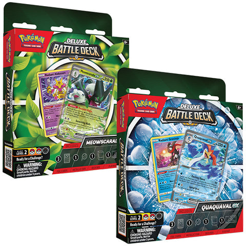 Pokemon: Ex Deluxe Battle Deck (Meowscarada ex or Quaquaval ex)