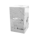 Deckbox: Satin Tower 100+ Marble- Black/White