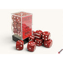 16mm 12d6 Speckled Dice: Lava Stone