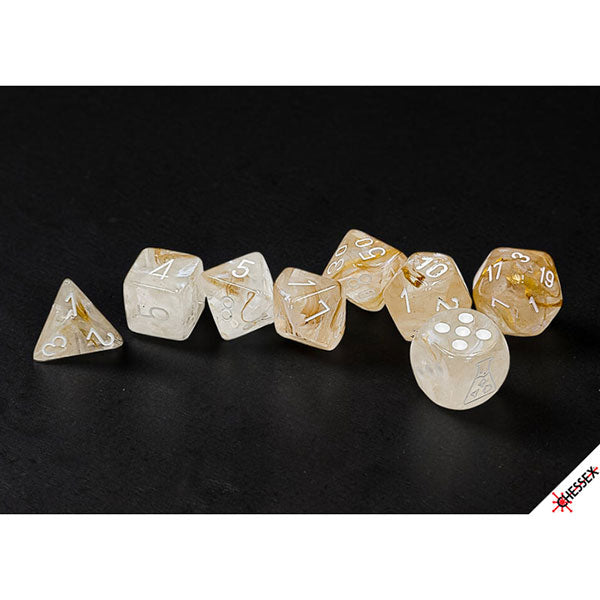 7-Die Set Borealis: Champagne (+bonus die) (Lab Dice 10)