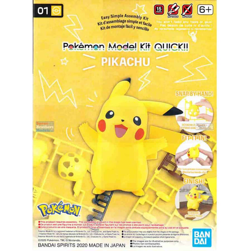 Pokemon Model Kit: Pikachu 01 (Pokepla)