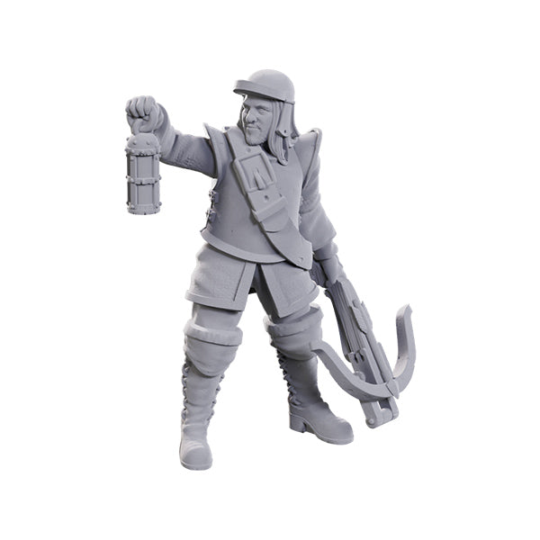 Wizkids Deep Cuts Miniatures: Unpainted Minis- Roadwardens Male & Female