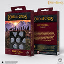 7-Die Set: The Lord of the Rings- Rivendell Dice Set- Stone