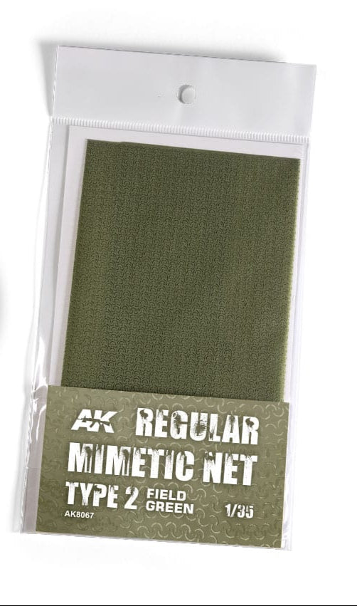 AK Interactive Regular Camouflage Net Type 2 Field Green