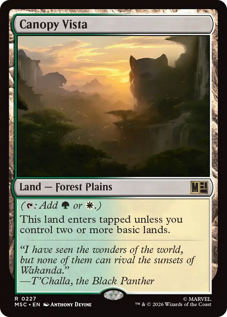 Canopy Vista [Marvel Super Heroes Commander]