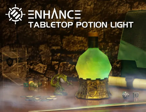 ENHANCE Gaming Tabletop Sorcerer's Potion Light - Green