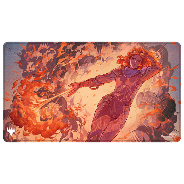 Playmat: MTG Stitched Edge- Aetherdrift- Chandra's Ignition (Special Guest)