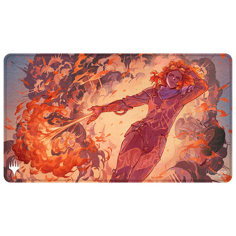 Playmat: MTG Stitched Edge- Aetherdrift- Chandra's Ignition (Special Guest)