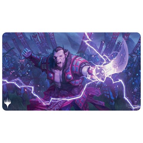 Playmat: MTG- Tarkir Dragonstorm- Zurgo Stormrender