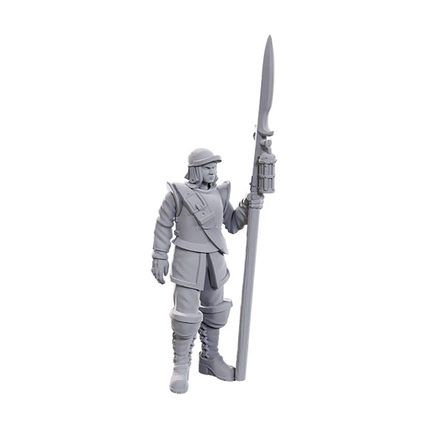 Wizkids Deep Cuts Miniatures: Unpainted Minis- Roadwardens Male & Female