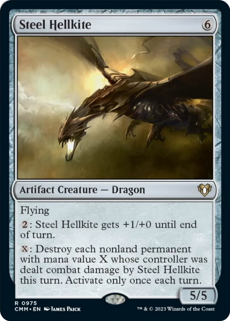 Steel Hellkite [Commander Masters]