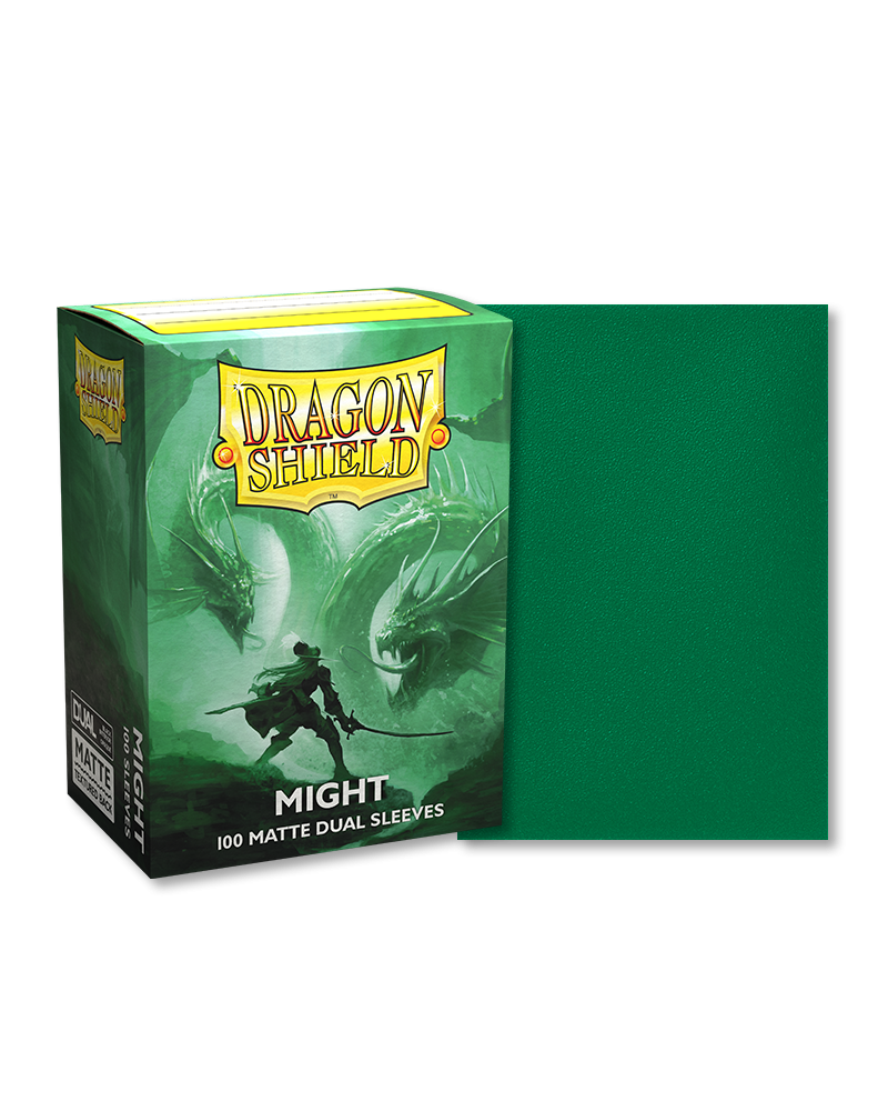 Dragon Shield Sleeves: Matte Dual - Might (100)