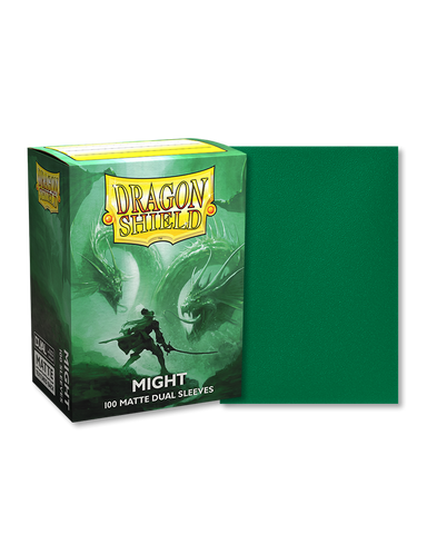 Dragon Shield Sleeves: Matte Dual - Might (100)
