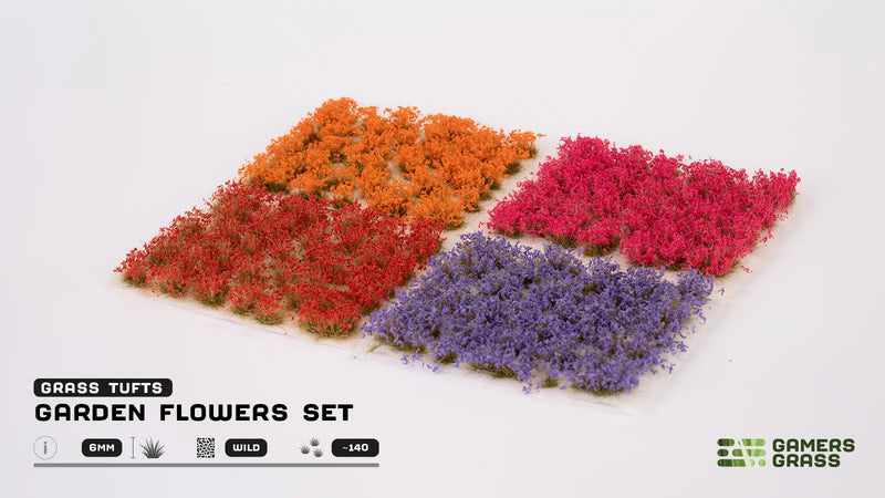 Gamers Grass: Tuft Sets - Garden Flowers