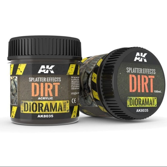 AK Interactive Splatter Effects Dirt - 100ml (Acrylic)