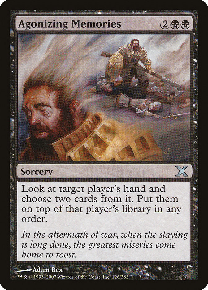 Agonizing Memories [Tenth Edition], MTG Single - Gamers Grove