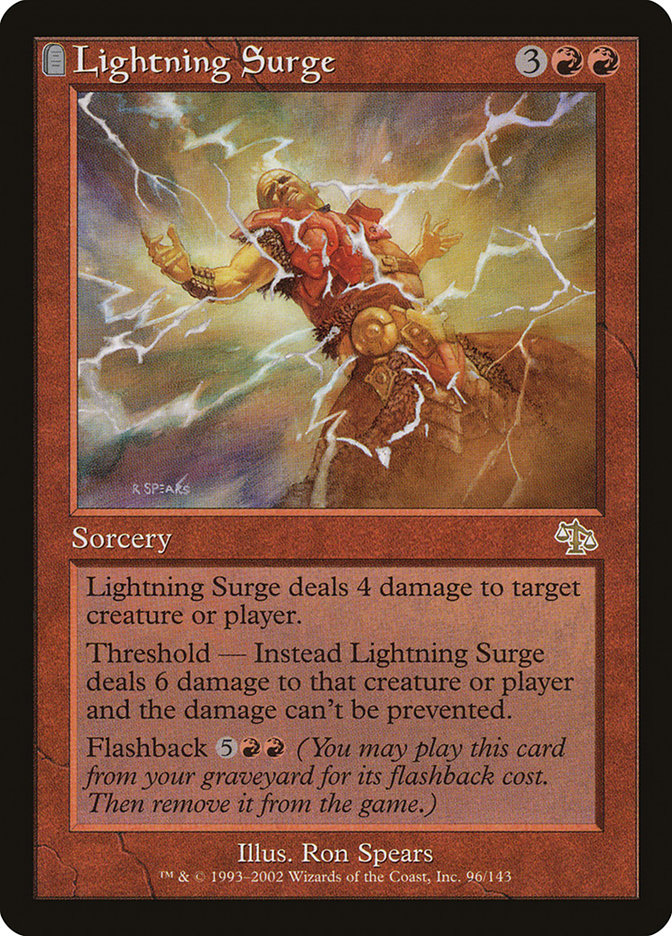 Lightning Surge [Judgment], MTG Single - Gamers Grove