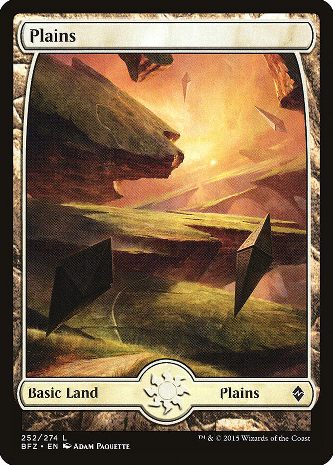 Plains (252) [Battle for Zendikar], MTG Single - Gamers Grove