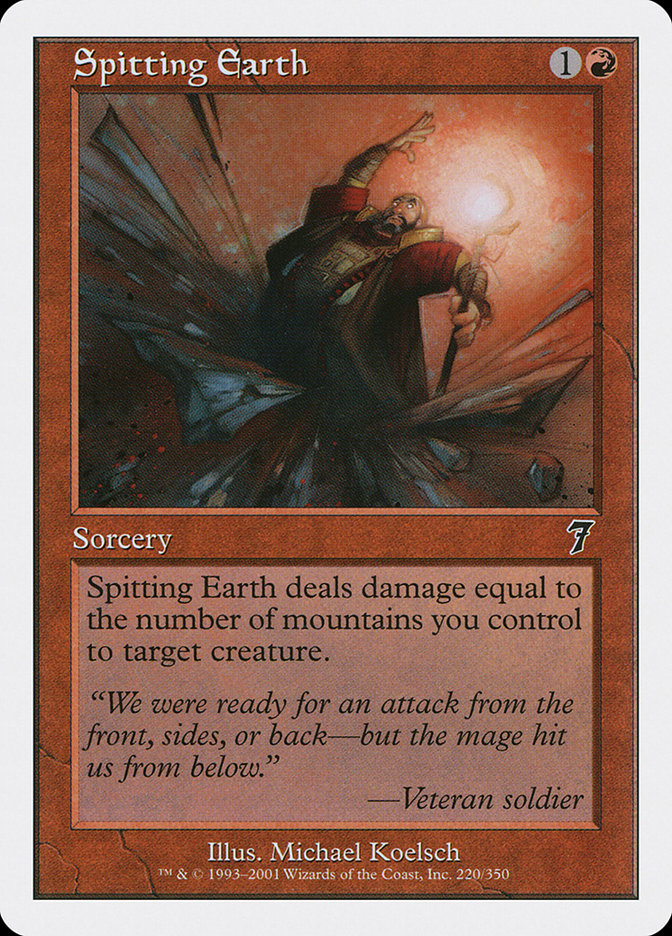 Spitting Earth [Seventh Edition], MTG Single - Gamers Grove