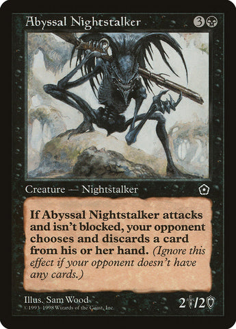 Abyssal Nightstalker [Portal Second Age], MTG Single - Gamers Grove