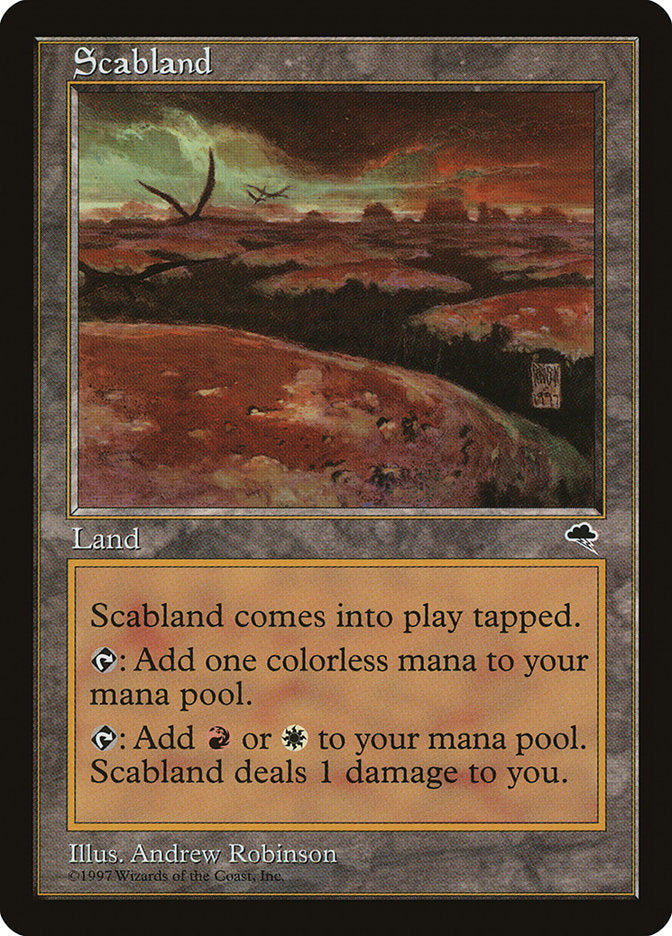 Scabland [Tempest], MTG Single - Gamers Grove