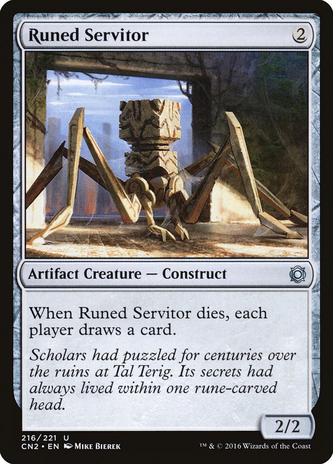 Runed Servitor [Conspiracy: Take the Crown], MTG Single - Gamers Grove