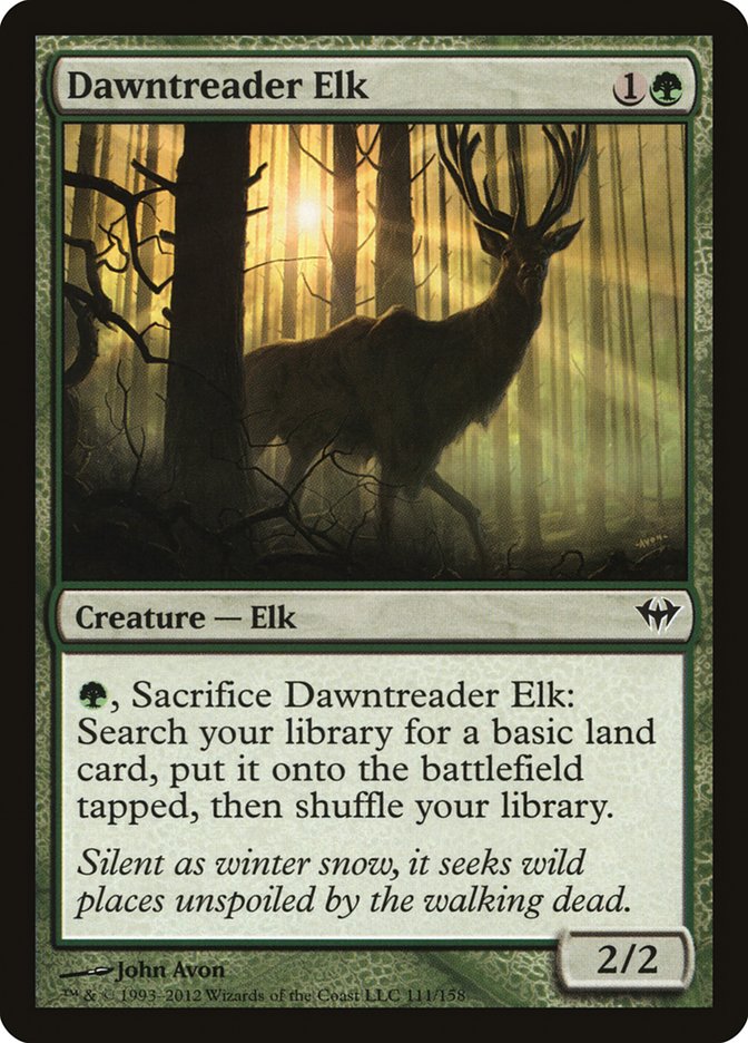 Dawntreader Elk [Dark Ascension], MTG Single - Gamers Grove