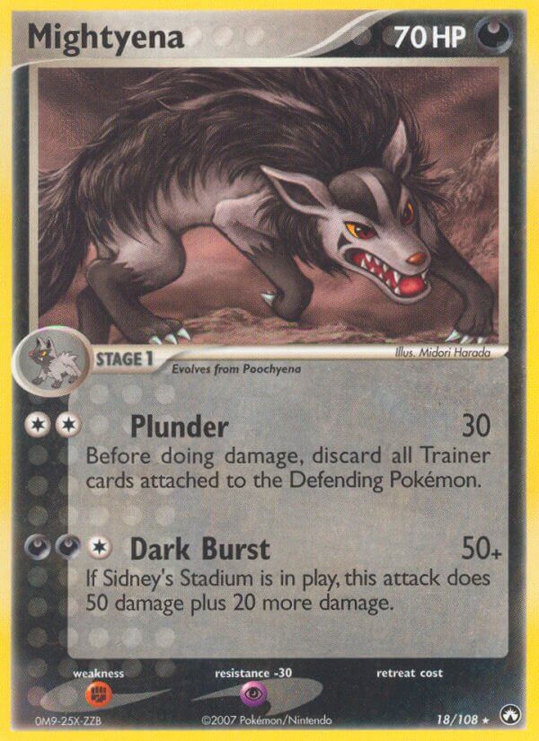 Mightyena (18/108) (Theme Deck Exclusive) [EX: Power Keepers]