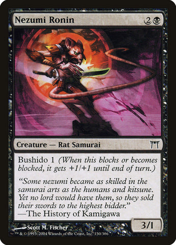 Nezumi Ronin [Champions of Kamigawa], MTG Single - Gamers Grove