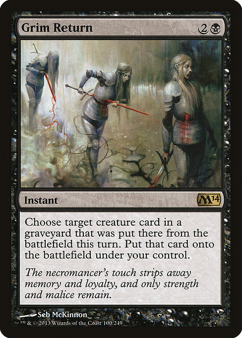 Grim Return [Magic 2014], MTG Single - Gamers Grove